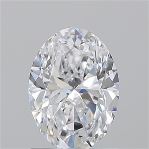 Picture of Natural Diamond 1.30 Carats, Oval with  Cut, D Color, VS1 Clarity and Certified by GIA