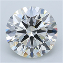 Del inventario de diamantes de laboratorio, 3.04 quilates, Redondo , Color F, claridad VVS1 y certificado IGI