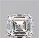 Natural Diamond 0.70 Carats, Asscher with  Cut, F Color, VVS2 Clarity and Certified by GIA