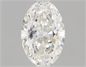 Natural Diamond 0.50 Carats, Oval with  Cut, G Color, VS1 Clarity and Certified by GIA