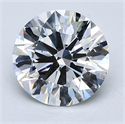 Natural Diamond 2.01 Carats, Round with Very Good Cut, G Color, VS2 Clarity and Certified by GIA