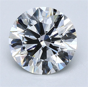 Picture of Natural Diamond 2.01 Carats, Round with Very Good Cut, G Color, VS2 Clarity and Certified by GIA