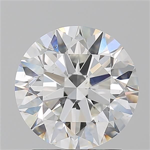 Picture of Natural Diamond 2.05 Carats, Round with Excellent Cut, G Color, SI1 Clarity and Certified by GIA