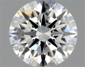 Picture of Natural Diamond 0.40 Carats, Round with Excellent Cut, G Color, IF Clarity and Certified by GIA
