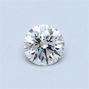 Picture of Natural Diamond 0.45 Carats, Round with Very Good Cut, F Color, SI1 Clarity and Certified by GIA