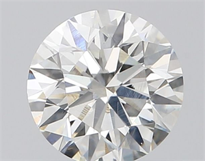 Picture of Natural Diamond 0.59 Carats, Round with Excellent Cut, F Color, VS2 Clarity and Certified by GIA