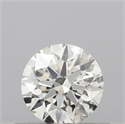 Diamante Natural 0.40 quilates, Redondo , Color I, claridad VVS2 y certificado IGI