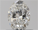 Diamante Natural 0.40 quilates, Ovalado , Color F, claridad VVS2 y certificado GIA
