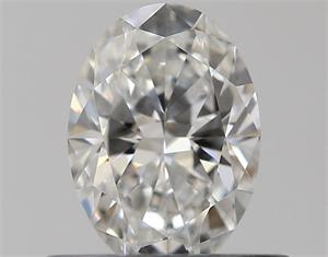 Foto Diamante Natural 0.40 quilates, Ovalado , Color F, claridad VVS2 y certificado GIA de