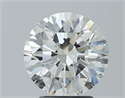 Natural Diamond 2.70 Carats, Round with Excellent Cut, H Color, VS2 Clarity and Certified by IGI