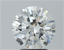 Natural Diamond 2.70 Carats, Round with Excellent Cut, H Color, VS2 Clarity and Certified by IGI