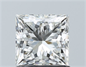 Natural Diamond 1.01 Carats, Princess with  Cut, G Color, VS2 Clarity and Certified by GIA