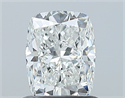 Natural Diamond 0.90 Carats, Cushion with  Cut, G Color, VVS2 Clarity and Certified by GIA