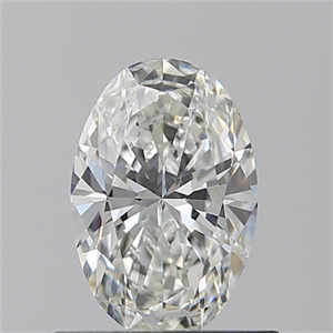 Picture of Natural Diamond 0.71 Carats, Oval with  Cut, H Color, VS2 Clarity and Certified by GIA