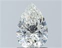 Natural Diamond 1.02 Carats, Pear with  Cut, H Color, SI2 Clarity and Certified by GIA