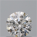 Natural Diamond 0.56 Carats, Round with Excellent Cut, G Color, VS2 Clarity and Certified by GIA