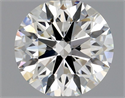 Diamante Natural 0.90 quilates, Redondo , Color I, claridad SI1 y certificado GIA