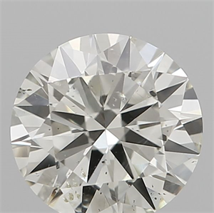 Picture of Natural Diamond 0.51 Carats, Round with Excellent Cut, L Color, SI1 Clarity and Certified by IGI
