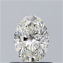 Diamante Natural 0.60 quilates, Ovalado , Color H, claridad VVS1 y certificado GIA