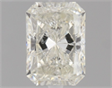Natural Diamond 1.00 Carats, Radiant with  Cut, H Color, SI2 Clarity and Certified by IGI