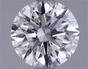 Picture of Lab Grown Diamond 1.43 Carats, Round with Ideal Cut, F Color, SI1 Clarity and Certified by IGI