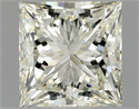 Natural Diamond 1.01 Carats, Princess with  Cut, L Color, VVS2 Clarity and Certified by GIA