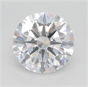Lab Grown Diamond 3.35 Carats, Round with Excellent Cut, D Color, VVS1 Clarity and Certified by GIA