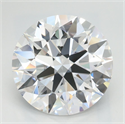 Del inventario de diamantes de laboratorio, 2.42 quilates, Redondo , Color D, claridad VVS1 y certificado IGI