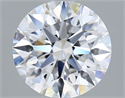 Lab Grown Diamond 3.04 Carats, Round with Ideal Cut, D Color, VVS1 Clarity and Certified by IGI