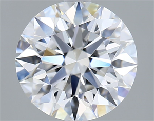 Picture of Lab Grown Diamond 3.04 Carats, Round with Ideal Cut, D Color, VVS1 Clarity and Certified by IGI