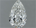 Natural Diamond 0.51 Carats, Pear with  Cut, I Color, VVS2 Clarity and Certified by GIA