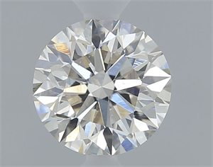 Picture of Natural Diamond 0.55 Carats, Round with Excellent Cut, I Color, SI1 Clarity and Certified by GIA