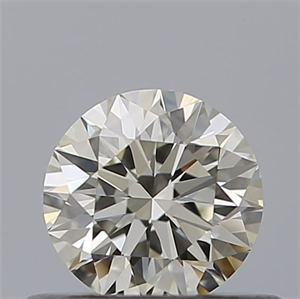 Picture of Natural Diamond 0.40 Carats, Round with Excellent Cut, I Color, VVS1 Clarity and Certified by IGI