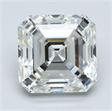 Natural Diamond 2.14 Carats, Asscher with  Cut, I Color, VS1 Clarity and Certified by GIA