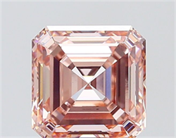 Picture of Lab Grown Diamond 3.01 Carats, Asscher with  Cut, Fancy Intense Pink Color, VS1 Clarity and Certified by IGI