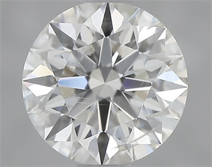 Picture of Natural Diamond 0.71 Carats, Round with Excellent Cut, H Color, SI2 Clarity and Certified by GIA