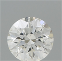 Natural Diamond 0.43 Carats, Round with Very Good Cut, H Color, SI1 Clarity and Certified by GIA