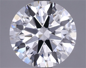 Picture of Lab Grown Diamond 2.19 Carats, Round with Excellent Cut, E Color, VS2 Clarity and Certified by GIA