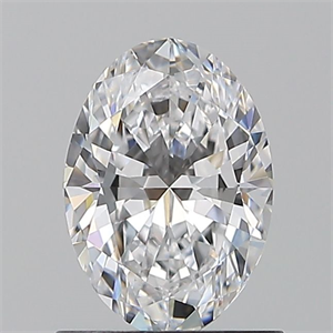 Picture of Natural Diamond 0.90 Carats, Oval with  Cut, D Color, VVS1 Clarity and Certified by GIA