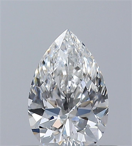Foto Diamante Natural 0.40 quilates, De pera , Color F, claridad VVS2 y certificado GIA de