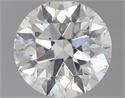 Natural Diamond 0.75 Carats, Round with Excellent Cut, F Color, SI1 Clarity and Certified by GIA
