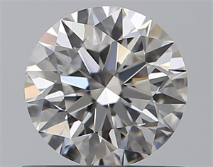 Foto Diamante Natural 0.63 quilates, Redondo , Color D, claridad IF y certificado HRD de