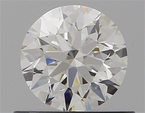 Foto Diamante Natural 0.52 quilates, Redondo , Color F, claridad VS2 y certificado GIA de