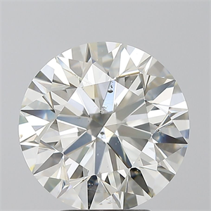 Foto Diamante Natural 4.01 quilates, Redondo , Color J, claridad SI2 y certificado GIA de