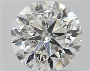Picture of Natural Diamond 0.90 Carats, Round with Very Good Cut, G Color, I1 Clarity and Certified by IGI