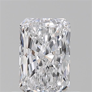Picture of Natural Diamond 0.53 Carats, Radiant with  Cut, D Color, IF Clarity and Certified by GIA
