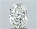 Diamante Natural 0.90 quilates, Ovalado , Color I, claridad VVS1 y certificado GIA