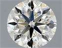 Natural Diamond 0.70 Carats, Round with Very Good Cut, J Color, VVS2 Clarity and Certified by GIA
