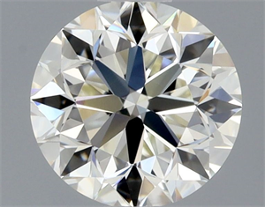 Picture of Natural Diamond 0.70 Carats, Round with Very Good Cut, J Color, VVS2 Clarity and Certified by GIA