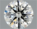 Diamante Natural 1.01 quilates, Redondo , Color J, claridad SI2 y certificado GIA